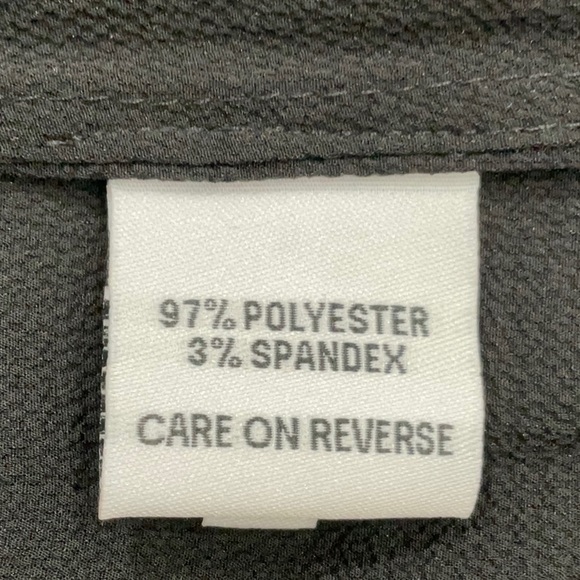 NWT Calvin Klein Black top with notch collar and butterfly sleeve size XL - Picture 8 of 9